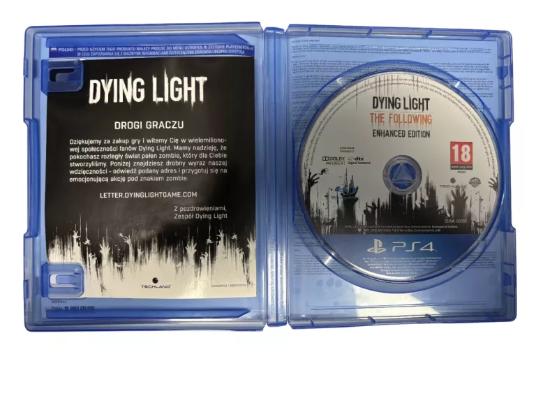 GRA NA PLAYSTATION 4 (PS4) DYING LIGHT THE FOLLOWING EDYCJA ROZSZERZONA
