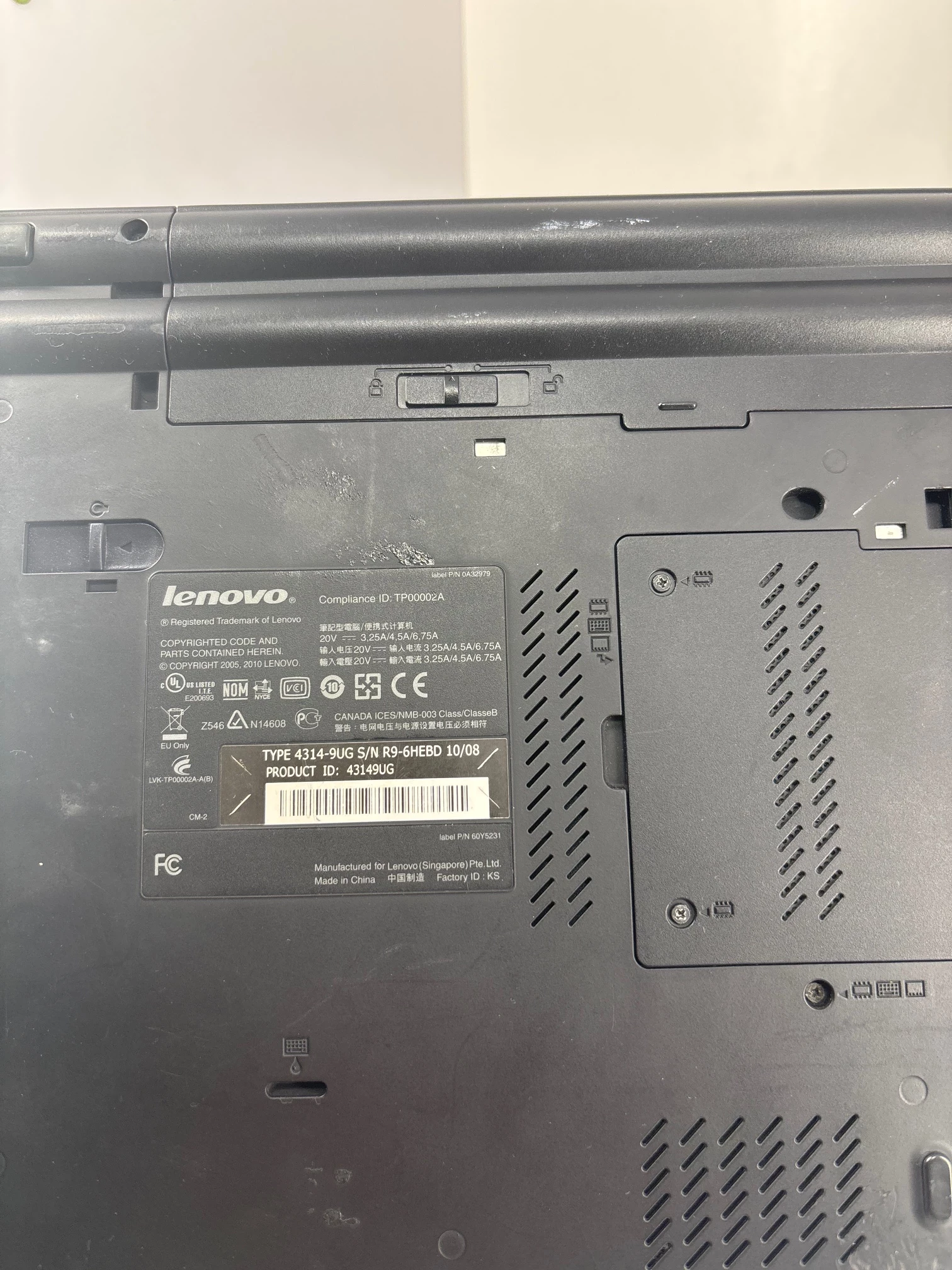 laptop-lenovo-thinkpad-t410i-d949-kod-producenta-60y9402