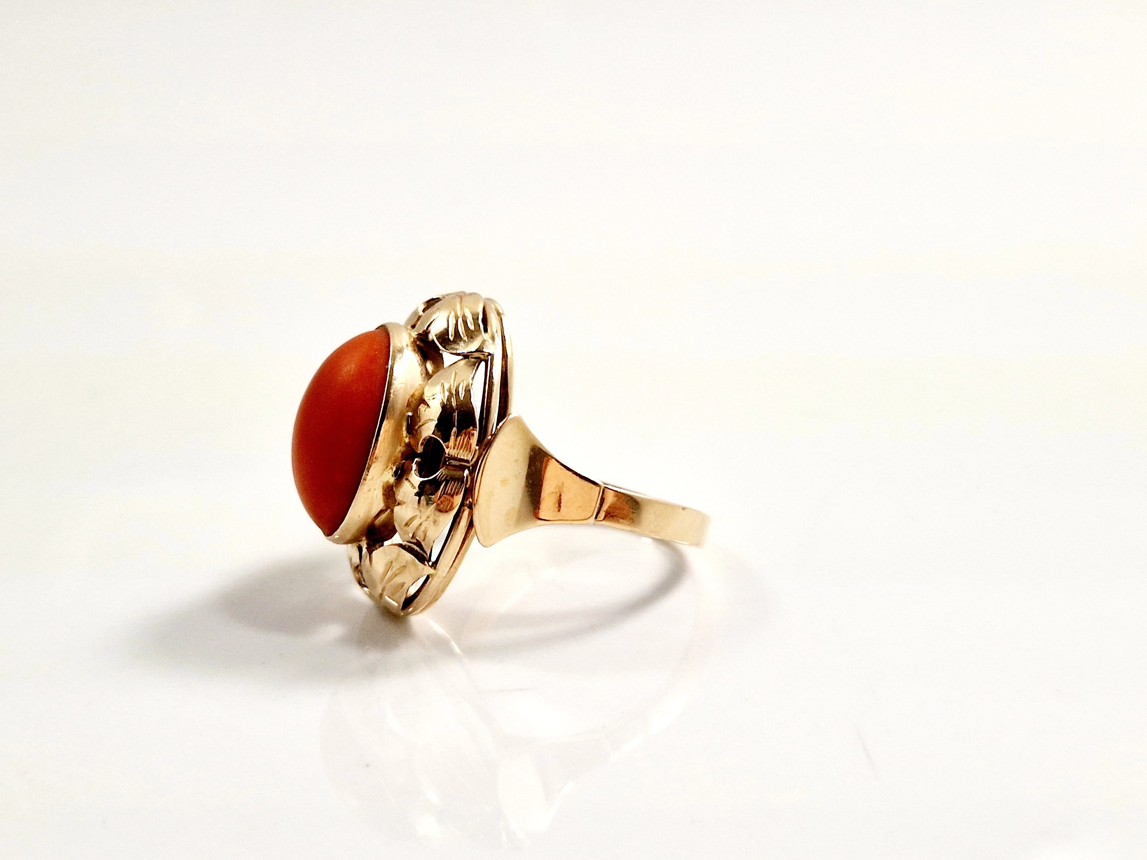 zloty-pierscionek-z-koralem-585-730g-r18-rodzaj-2205-8