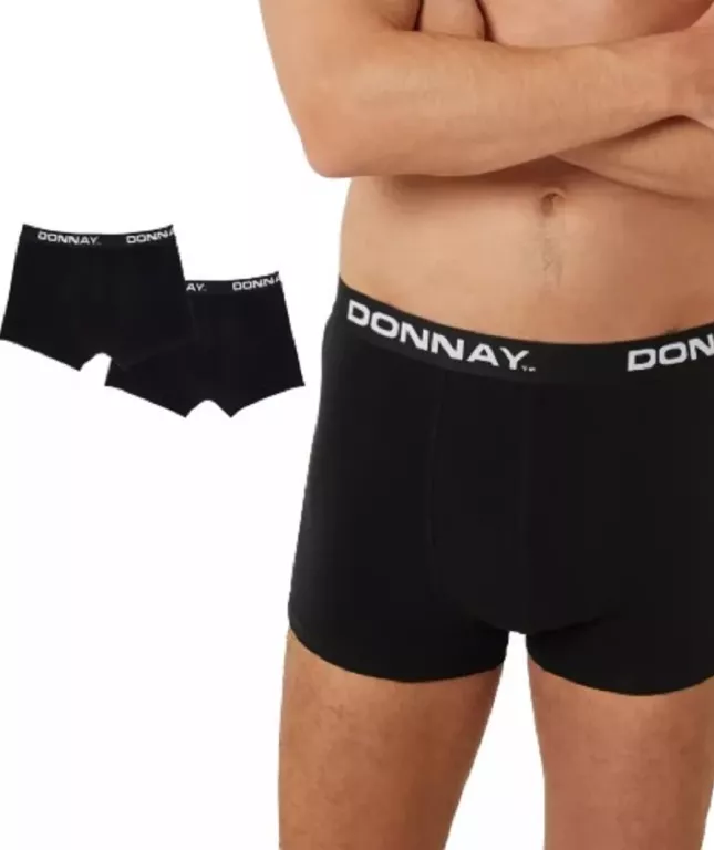 BOKSERKI CZARNE DONNAY XXL