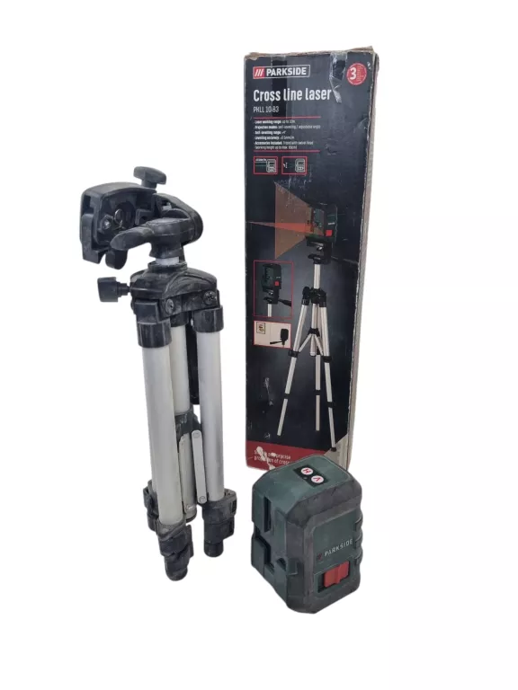 PARKSIDE LASER KRZYŻOWY PKLL 10 B3 ZE STATYWEM