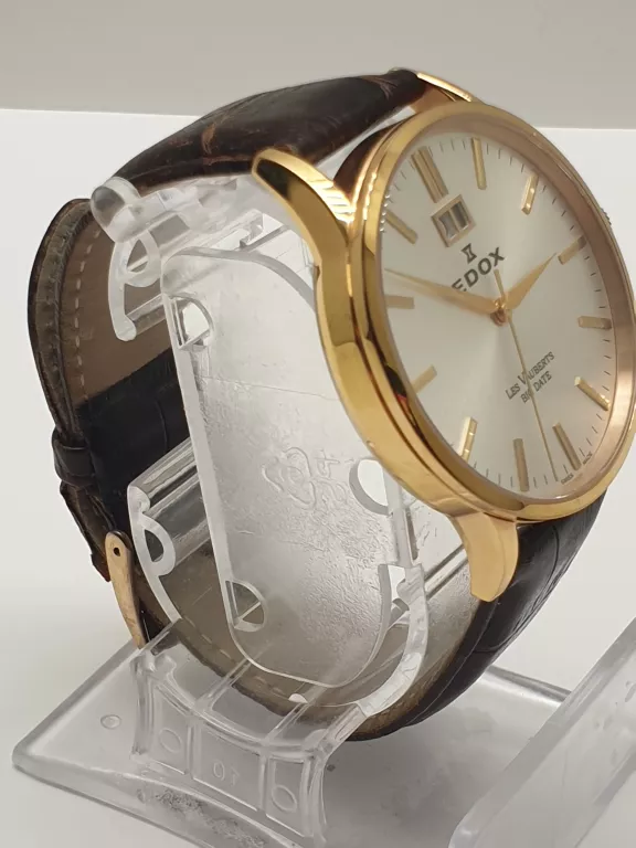 ZEGAREK MĘSKI EDOX LES VAUBERTS BIG DATE 63001 37R AIR