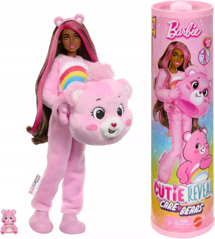 BARBIE CUTIE REVEAL TROSKLIWE MISIE LALKA MISIA WESOŁE SERCE JCN95
