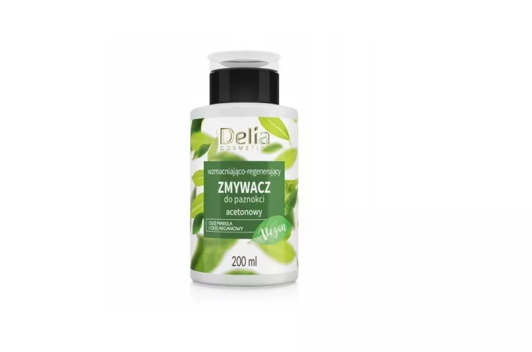 ZMYWACZ DO PAZNOKCI ACETONOWY WZMACNIAJĄCO-REGENERUJĄCY DELIA 200 ML