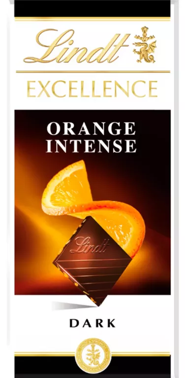 LINDT EXCELLENCE 100G ORANGE INTENSE DARK CZEKOLADA GORZKA POMARAŃCZ