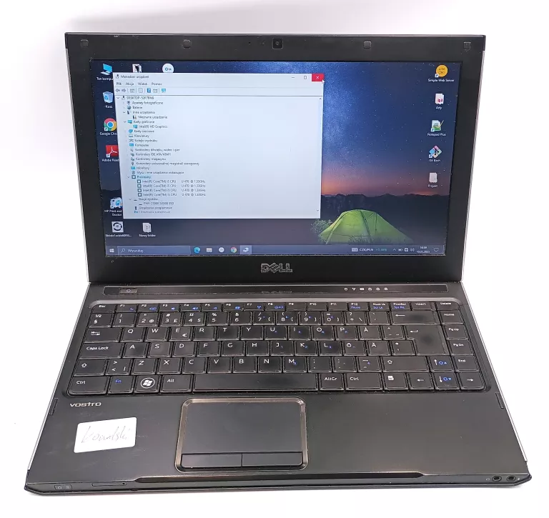 LAPTOP DELL VOSTRO V130 + ZASILACZ