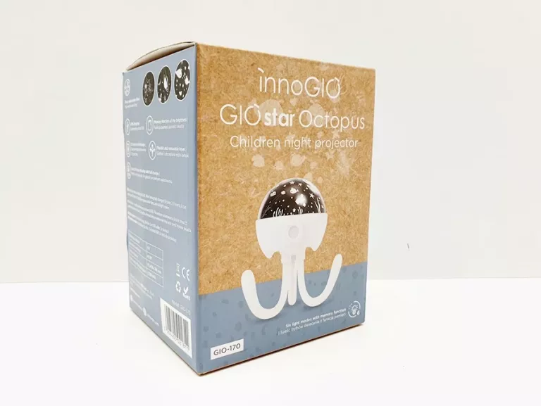 PROJEKTOR DLA DZIECI LAMPKA INNOGIO GIOSTAR OCTOPUS GIO-170