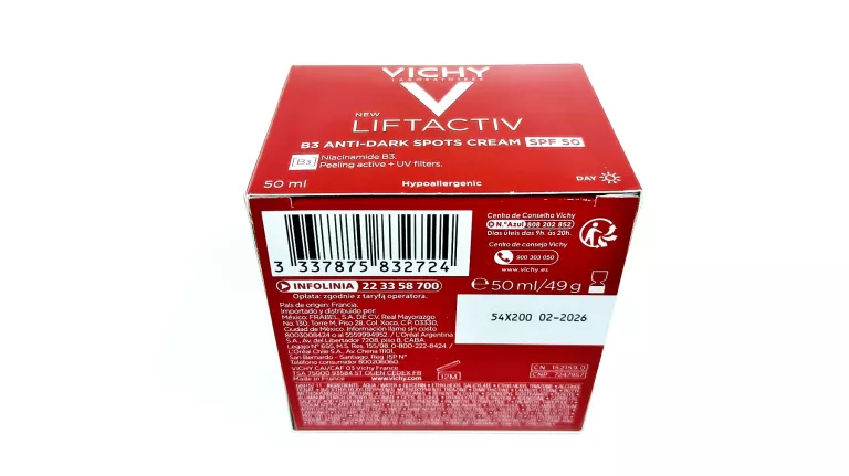 KREM VICHY LIFTACTIV B3 ANTI-DARK SPOTS CREAM SPF 50
