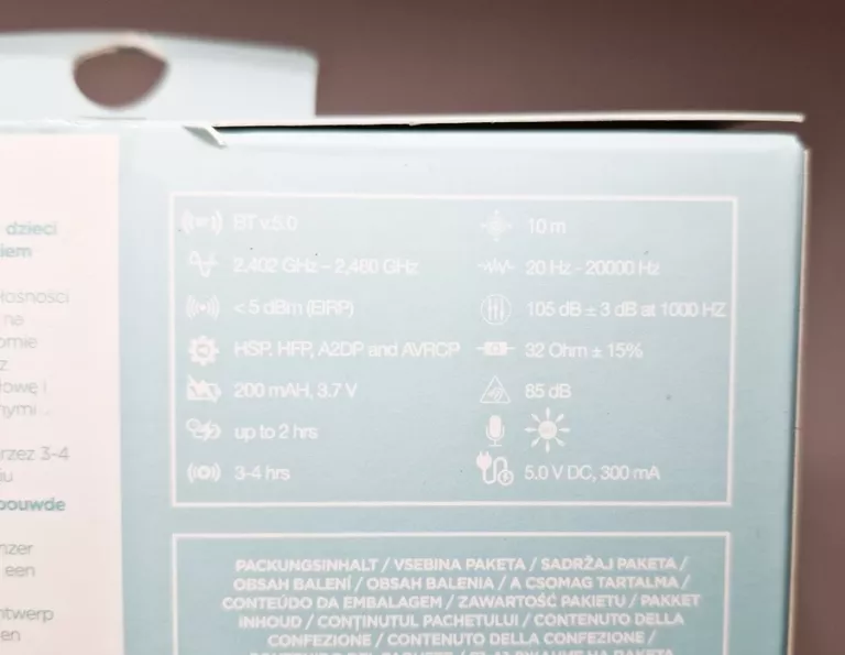 SŁUSHAWKI NAUSZNE WIRELESS