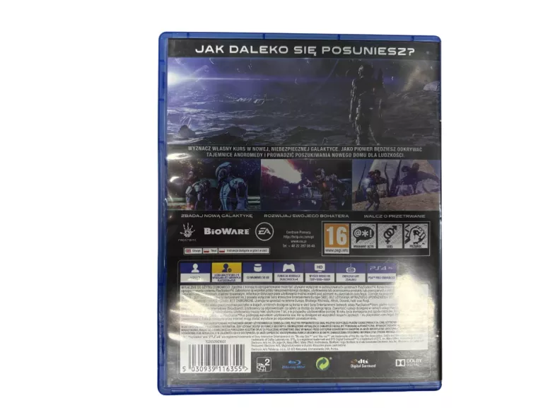 GRA NA PLAYSTATION 4 (PS4) MASS EFFECT ANDROMEDA - POLSKIE NAPISY!
