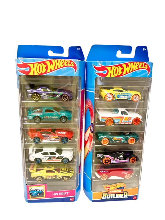 SAMOCHODZIKI MATTEL HOT WHEELS ACTION HFV85 10 SZT.
