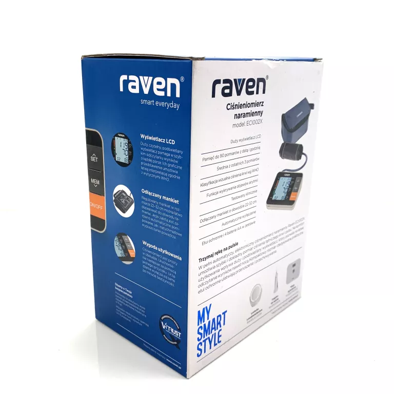 CIŚNIENIOMIERZ NARAMIENNY RAVEN ECI002X PUD