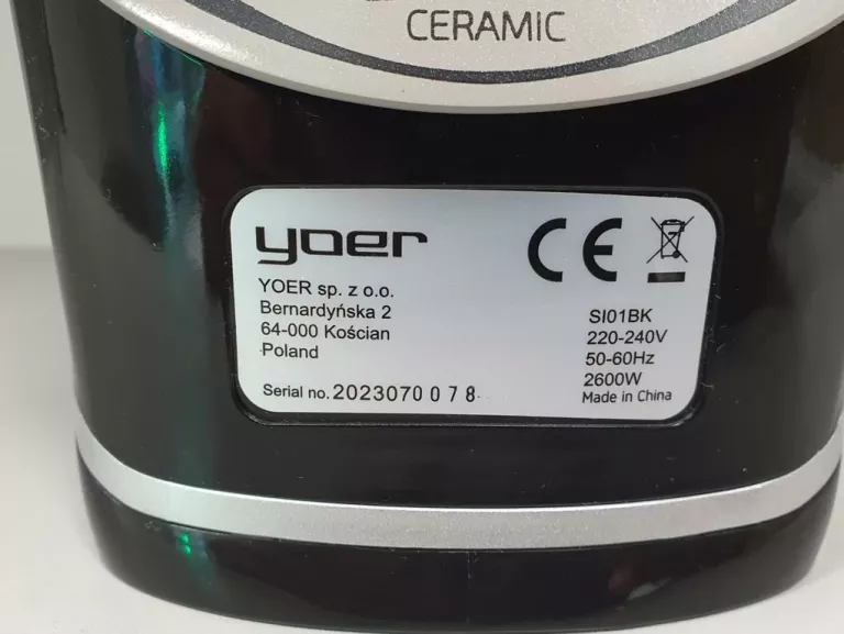 ZELAZKO PAROWE YOER X-BOOST SI01BK