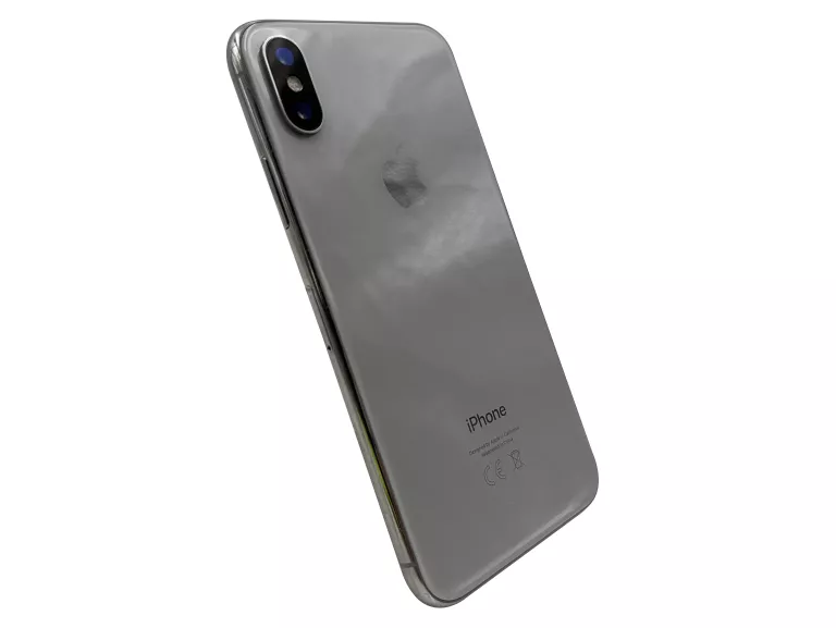 TELEFON APPLE IPHONE X 256GB BAT. 100% 5.8" 12MPIX BIAŁY - OPIS!