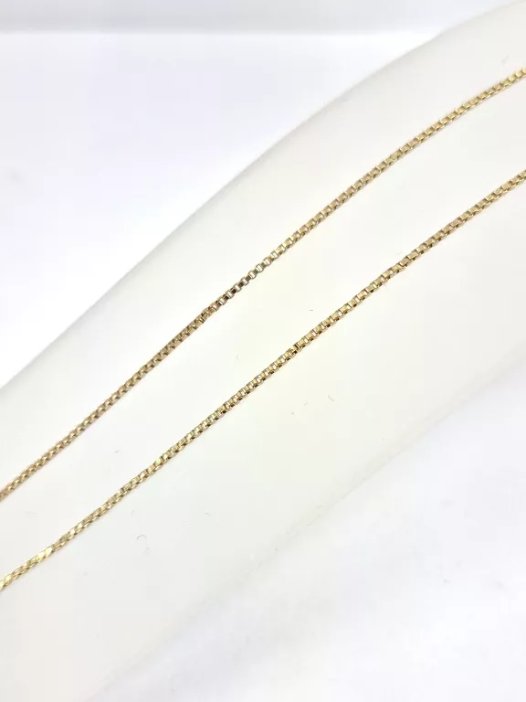 ZŁOTY ŁAŃCUSZEK KOSTKA 585 2,7G 54CM