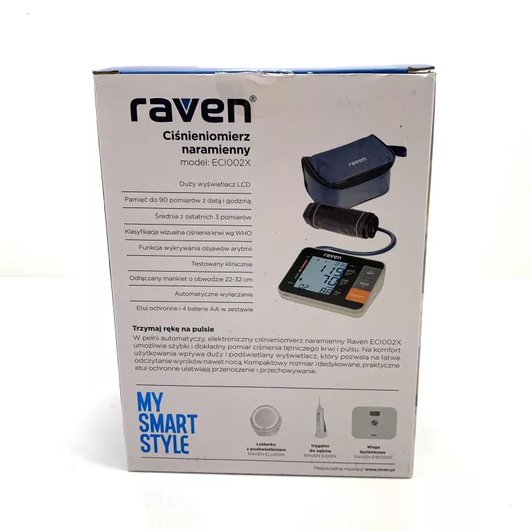 CIŚNIENIOMIERZ NARAMIENNY RAVEN ECI002X PUD