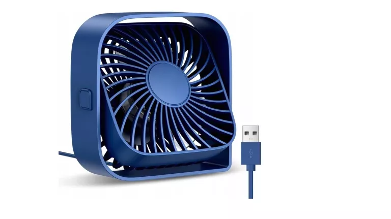 WENTYLATOR NA BIURKO PRZENOŚNY MINI WIATRAK USB CICHY