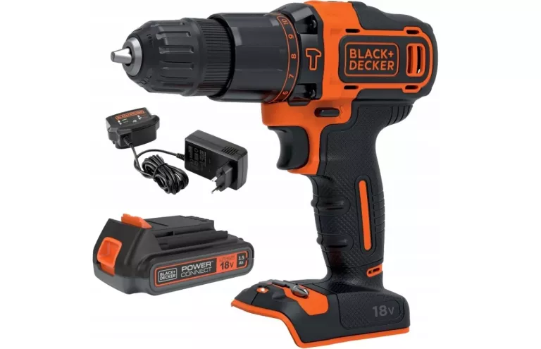 WIERTARKO WKRĘTARKA UDAROWA 18V 40NM BLACK DECKER BDCHD18N 2XAKU ŁAD.
