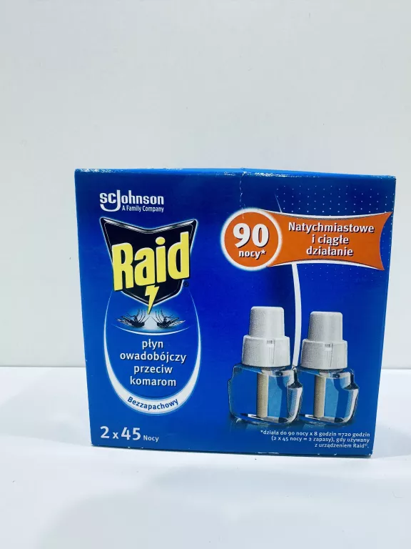 RAID ZAPAS PŁYN PRZECIW KOMAROM 45 NOCY
