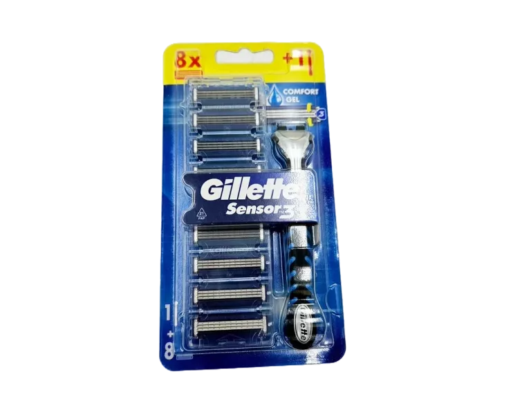 MASZYNKA NA WKŁADY DO GOLENIA GILLETTE SENSOR3 8 SZT.
