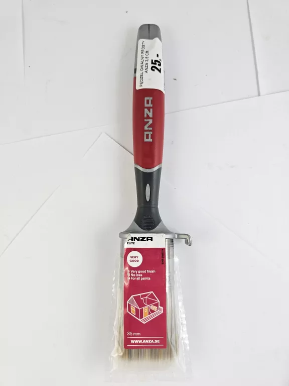 PĘDZEL OWALNY PROSTY ANZA 3,5 CM
