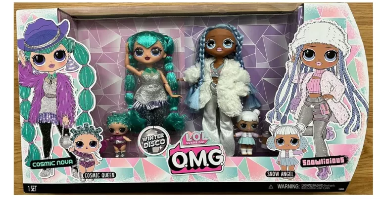 L.O.L. SURPRISE OMG WINTER DISCO 2 PACK- COSMIC NOVA & SNOWLICIOUS