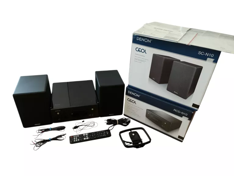 WIEŻA DENON RCD-N10 + GŁOŚNIKI DENON SC-N10 *IGŁA*