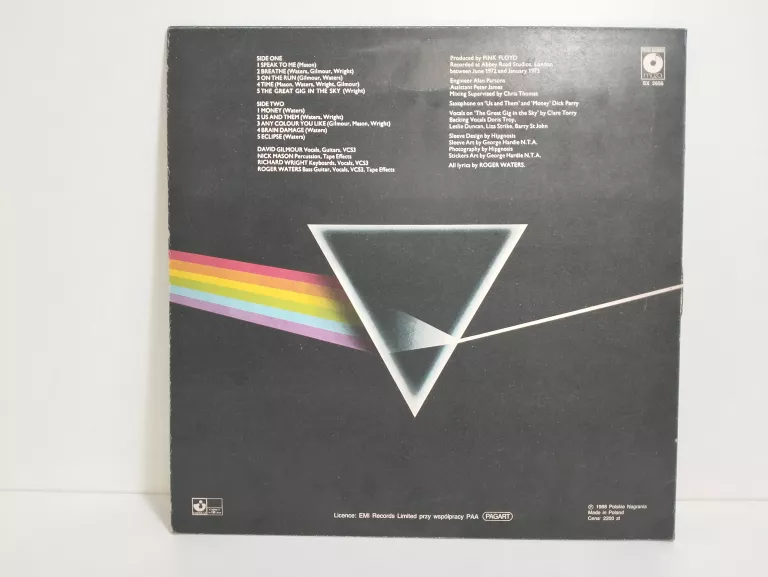 WINYL PINK FLOYD THE DARK SIDE OF THE MOON WERSJA PL