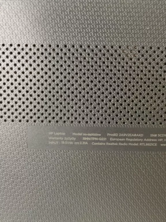 LAPTOP HP 14S INTEL CELERON N4020 4/128GB