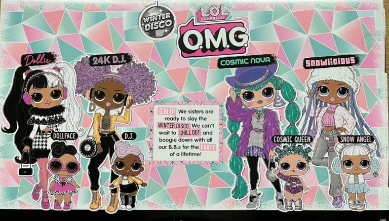 L.O.L. SURPRISE OMG WINTER DISCO 2 PACK- COSMIC NOVA & SNOWLICIOUS