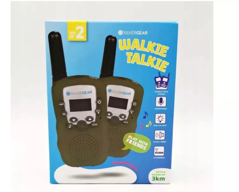 KRÓTKOFALÓWKI SILVERGEAR WALKIE-TALKIE ZIELONY