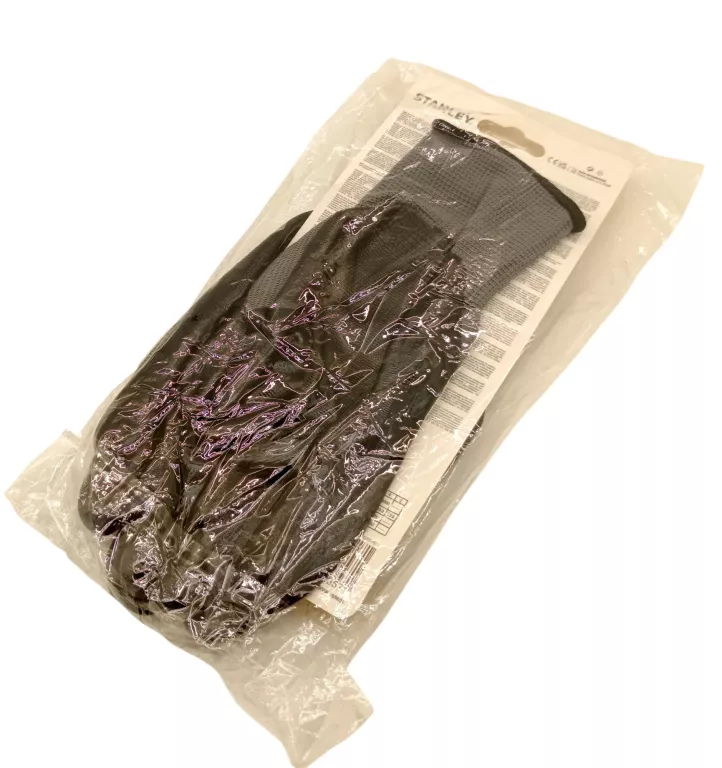 STANLEY SY580L RĘKAWICE ROBOCZE OCHRONNE NITRYLOWE, GRUBE, ODDYCHAJĄCE L