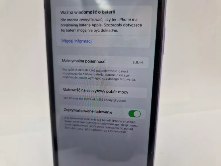 TELEFON APPLE IPHONE 11 64GB BAT 100% PUDEŁKO