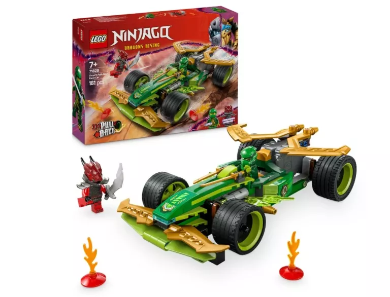 LEGO NINJAGO 71828 SAMOCHÓD WYŚCIGOWY LLOYDA Z NAPĘDEM PULL-BACK