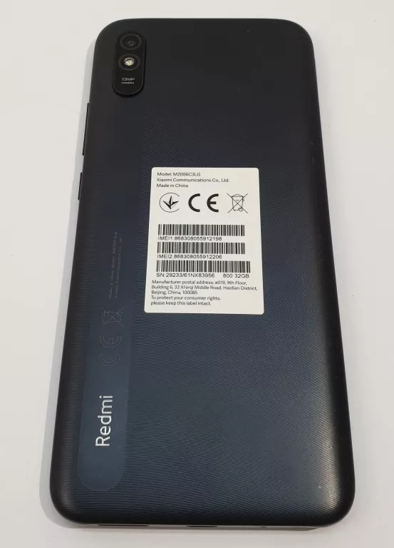 TELEFON SMARTFON REDMI 9A 2/32GB PUDEŁKO