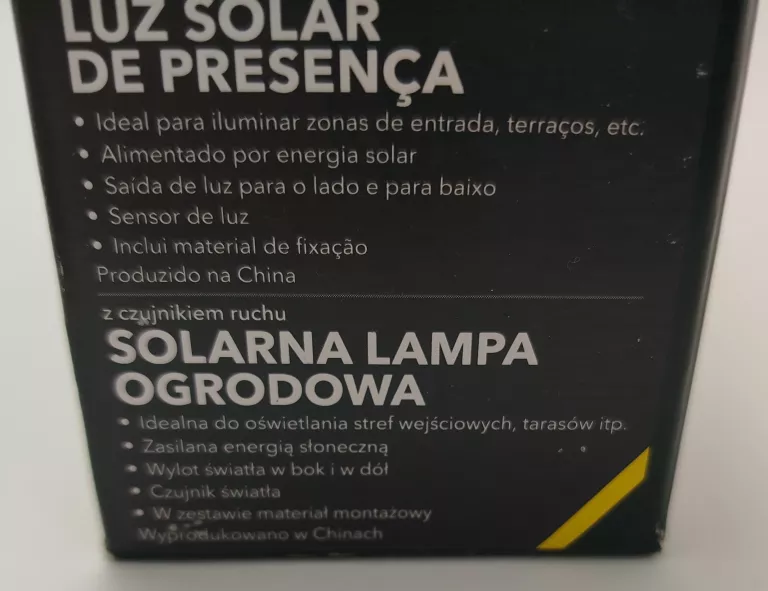 SOLARNA LAMPA OGRODOWA CASALUX BIAŁA