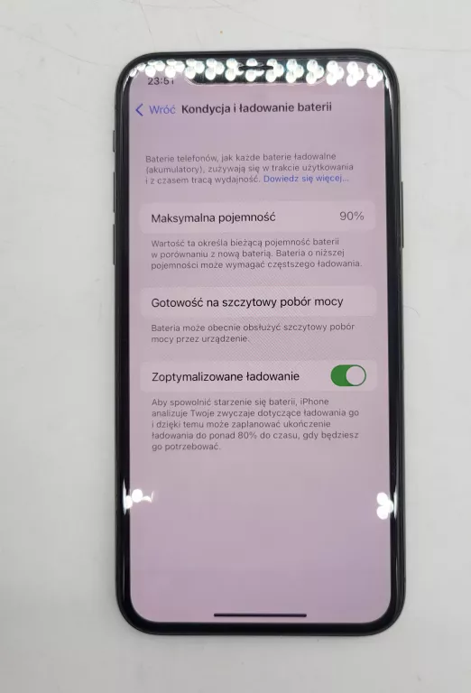 TELEFON IPHONE X 64GB 90%BATERIA - OPIS