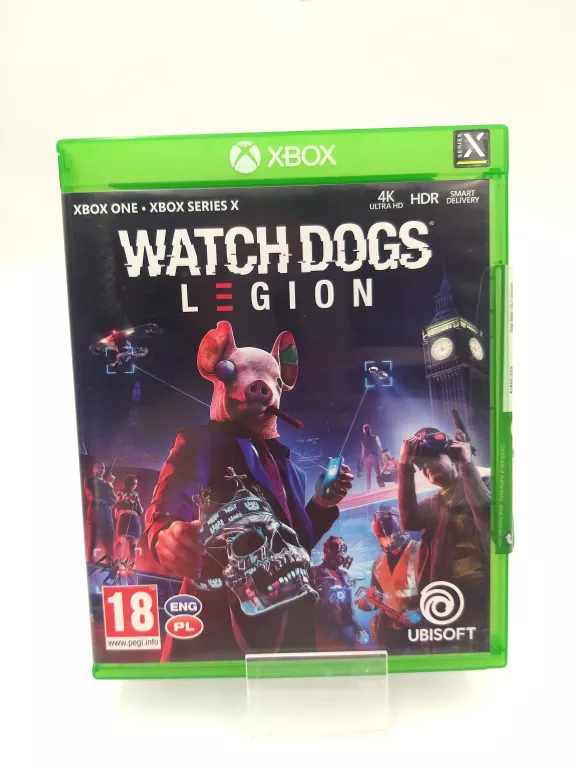 4. WATCH DOGS LEGION - PL - XBOX ONE / SERIES X PŁYTA