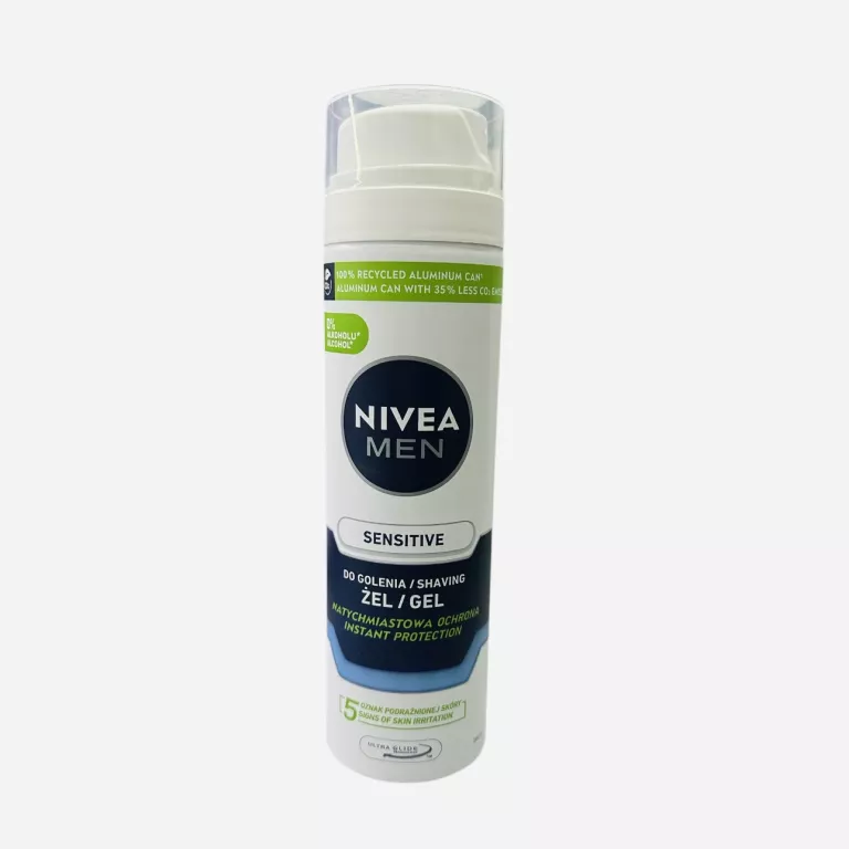 NIVEA MEN SENSITIVE 200 ML ŁAGODZĄCY ŻEL DO GOLENIA