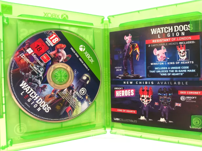 4. WATCH DOGS LEGION - PL - XBOX ONE / SERIES X PŁYTA