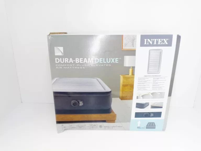 MATERAC INTEX DURA BEAM DELUXE ELEKTRYCZNY