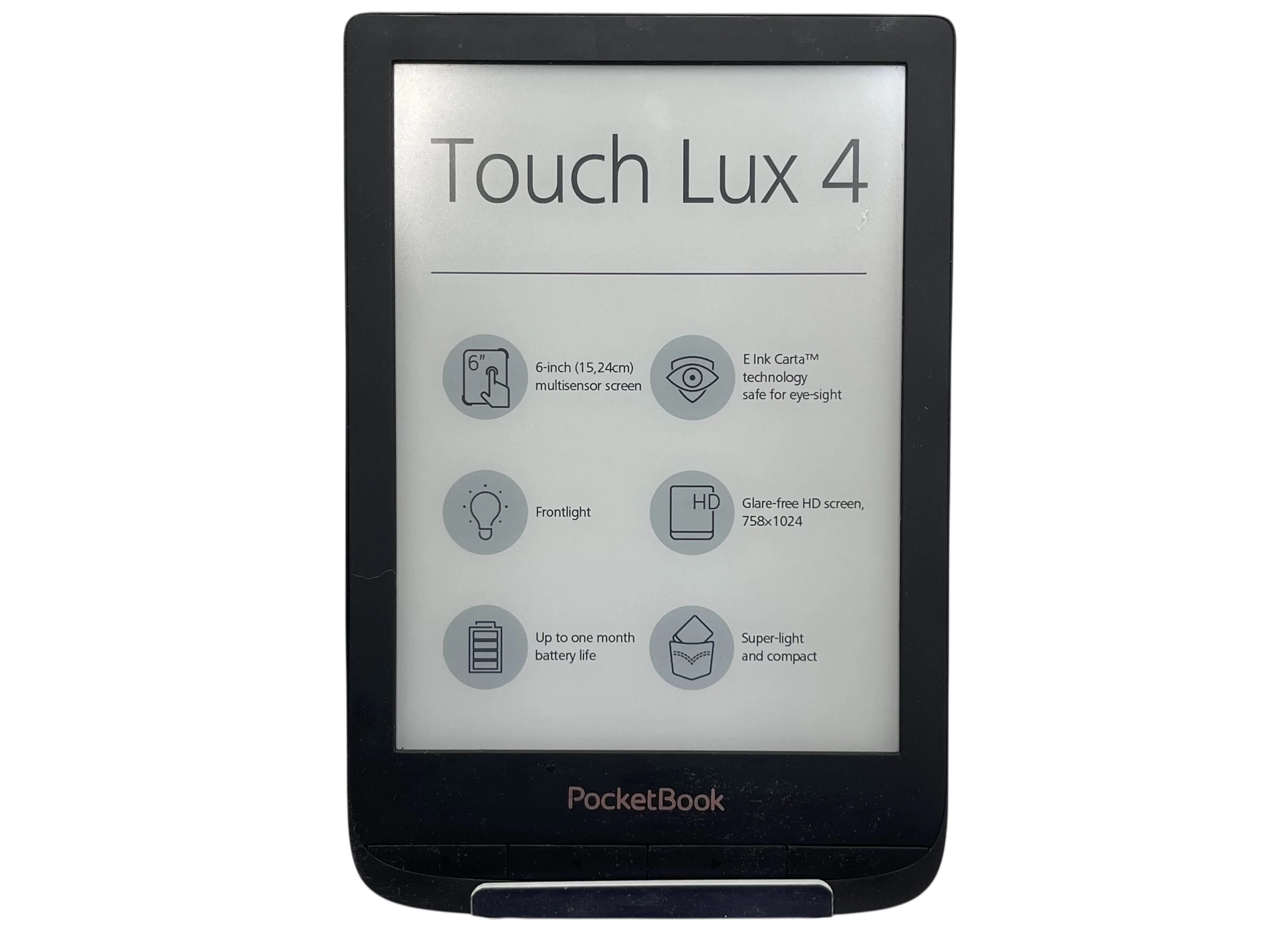 CZYTNIK POCKETBOOK TOUCH LUX (627) GB CALI CZARNY