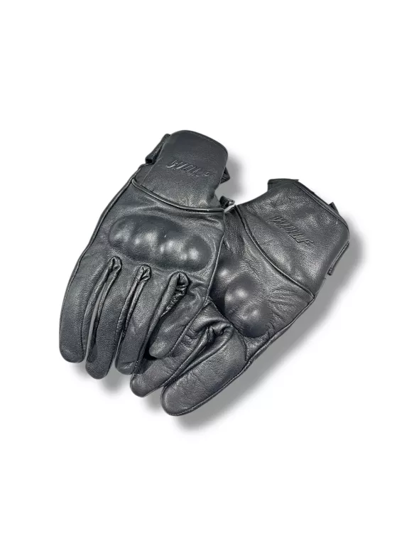 RĘKAWICE MOTOCYKLOWE WOLF XL CZARNE