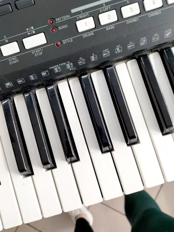 KEYBOARD YAMAHA PSR E433 ZASILACZ STOJAK MODULATOR
