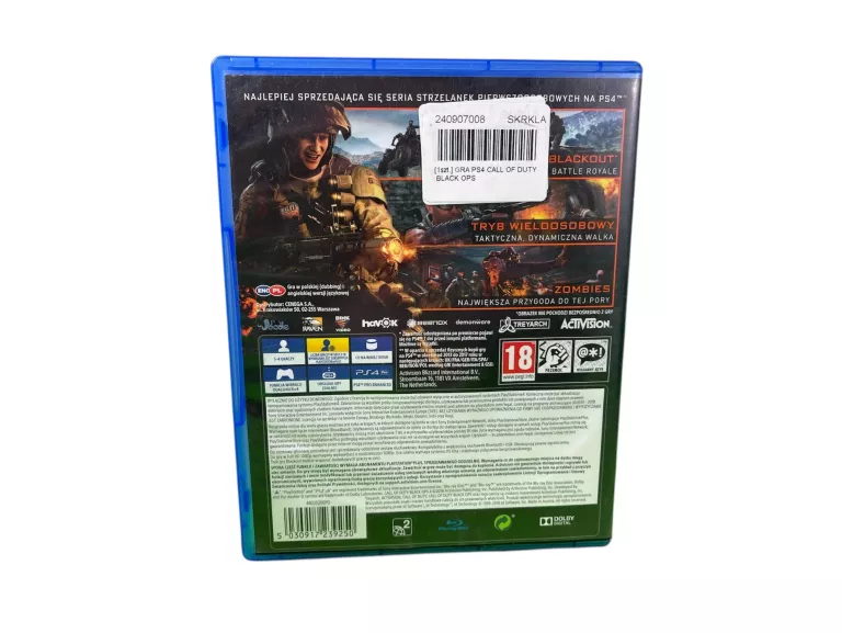 GRA PS4 CALL OF DUTY BLACK OPS IIII