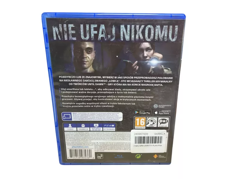GRA PS4 UKRYTY PLAN