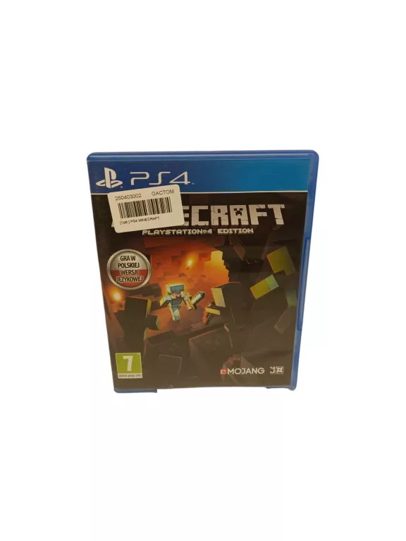 GRA MINECRAFT EDITION PS4
