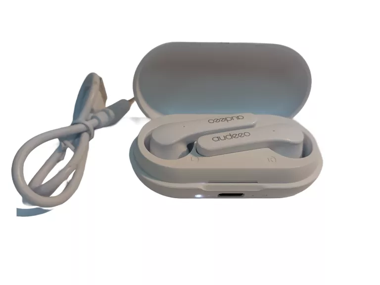 SŁUCHAWKI BLUETOOTH AUDEEO BIAŁE AO-TWS2