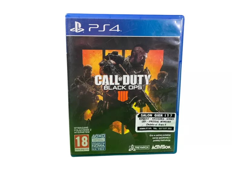 GRA PS4 CALL OF DUTY BLACK OPS IIII