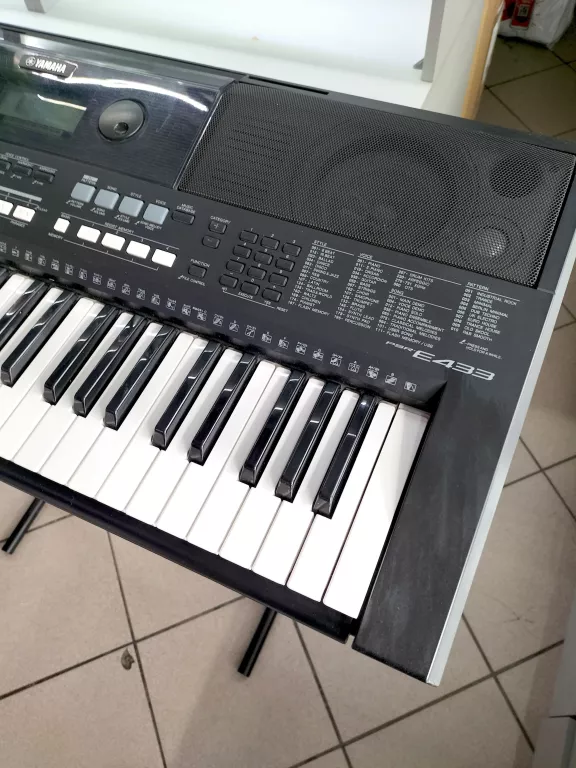 KEYBOARD YAMAHA PSR E433 ZASILACZ STOJAK MODULATOR